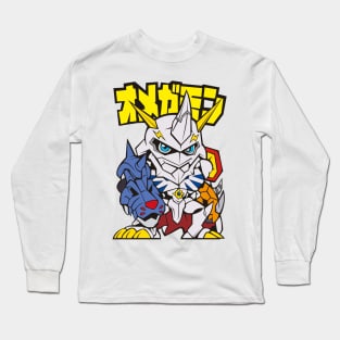 digimon chibi omnimon Long Sleeve T-Shirt